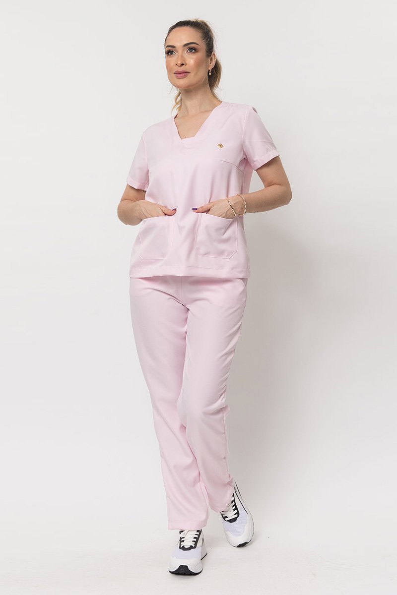 scrub feminino manga curta rosabebe 1