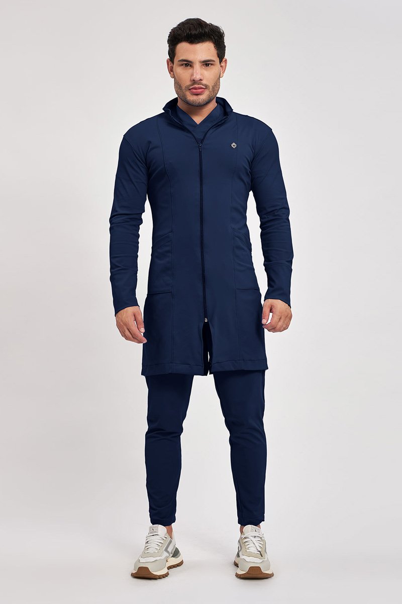 jaleco masculino benicio azul marinho 3
