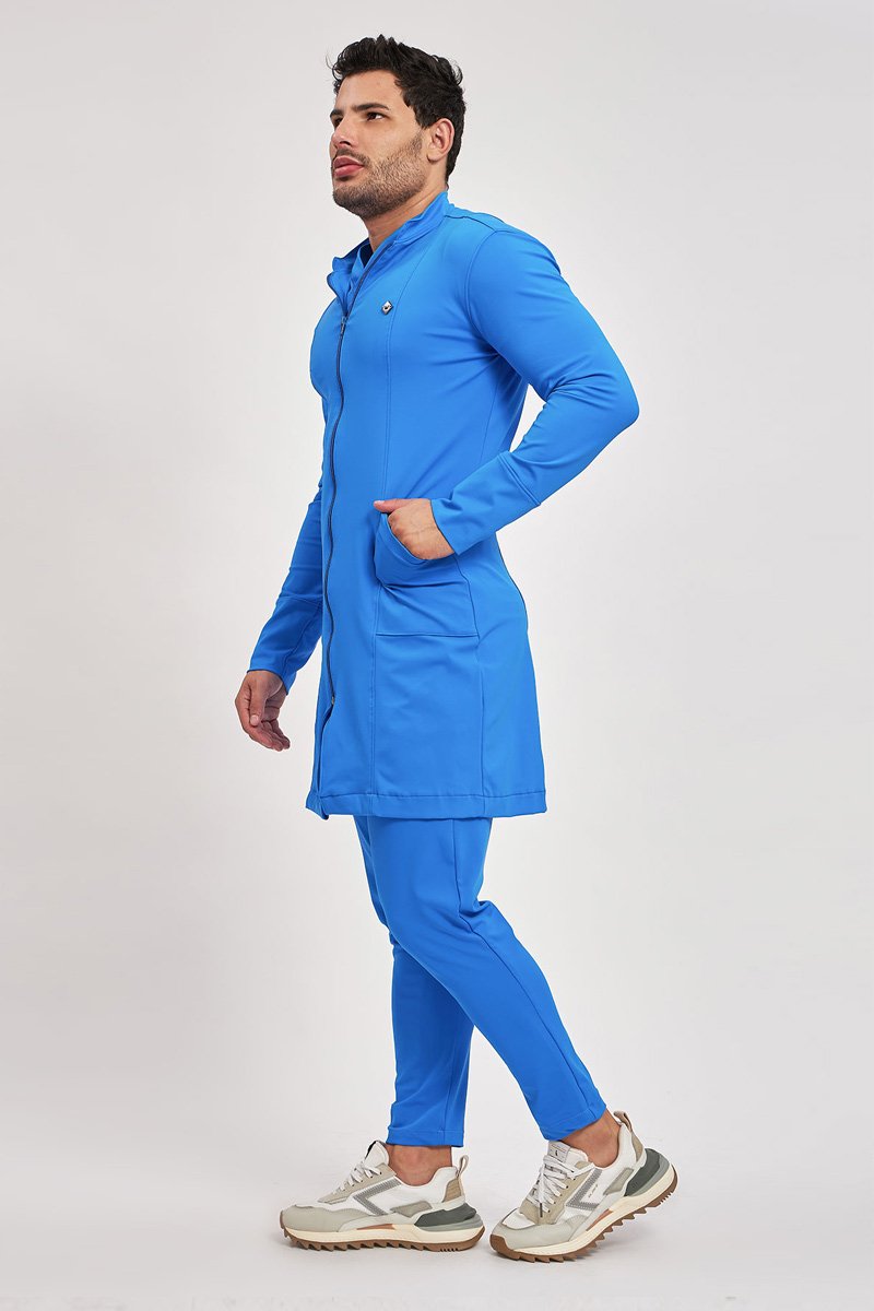jaleco masculino benicio azul royal 1