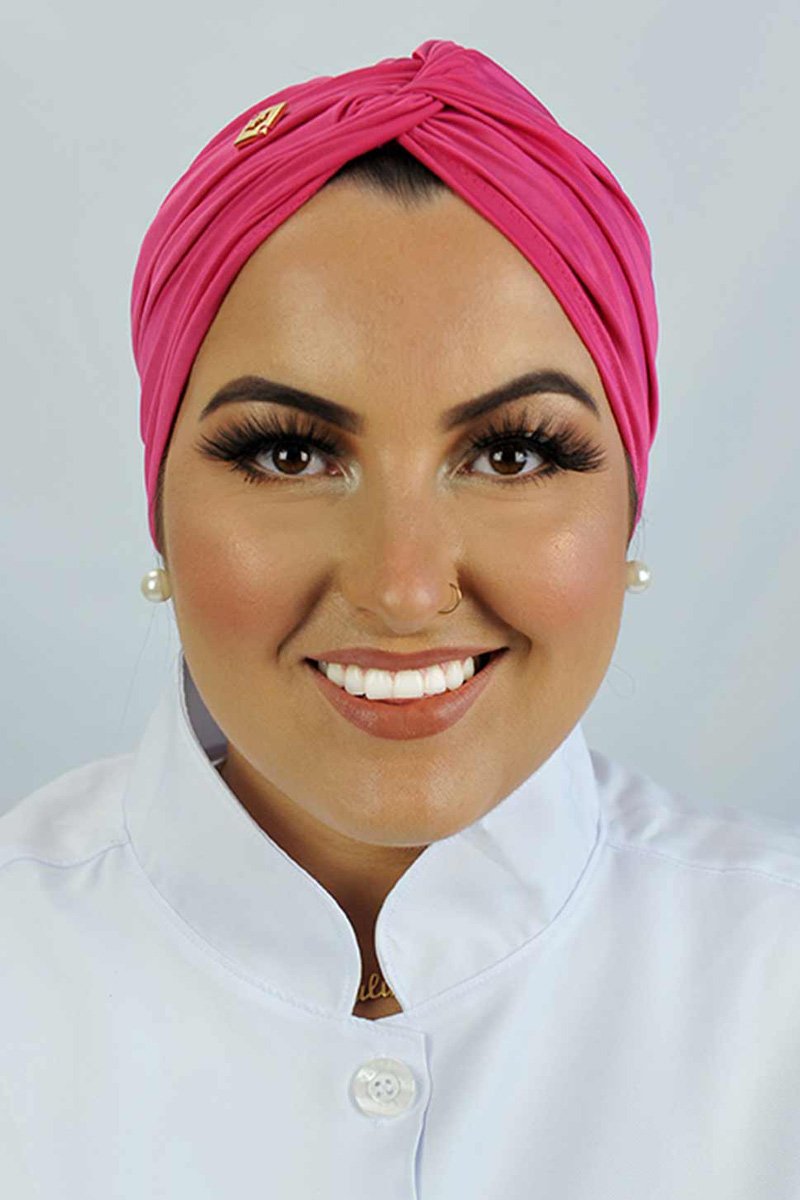 turbante feminino rosa pink 2