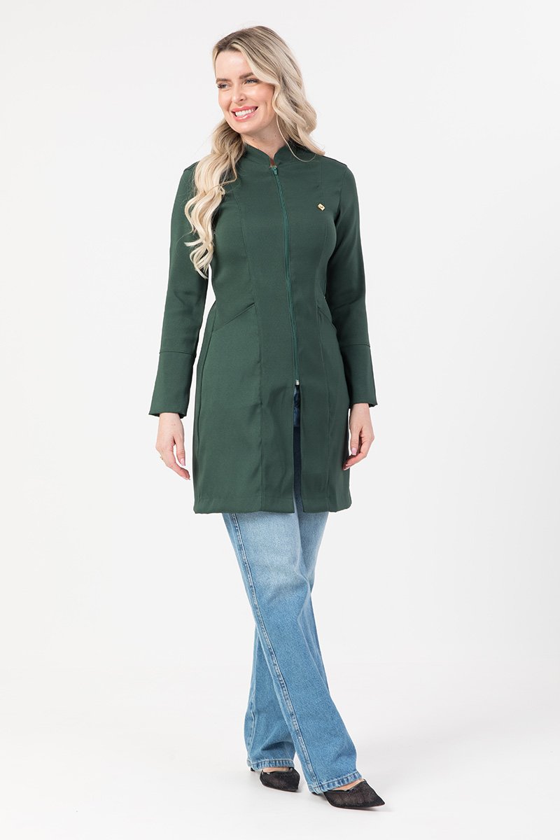 jaleco feminino heloisa manga longa verdemilitar 3