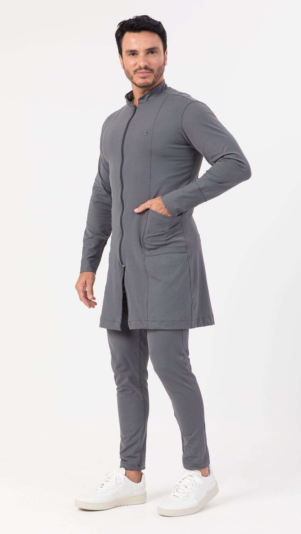 jaleco masculino benicio aco 2