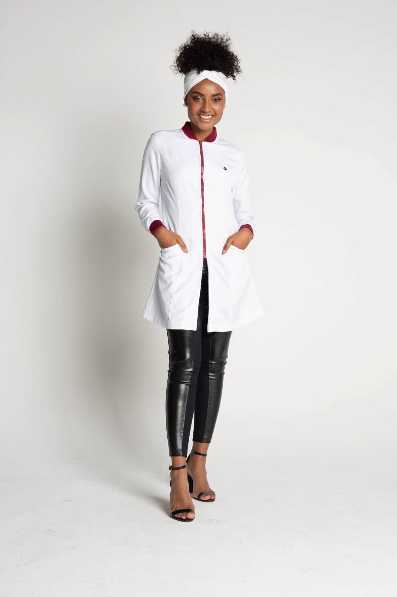 jaleco feminino manga longa chloe branco detalhes bordo2