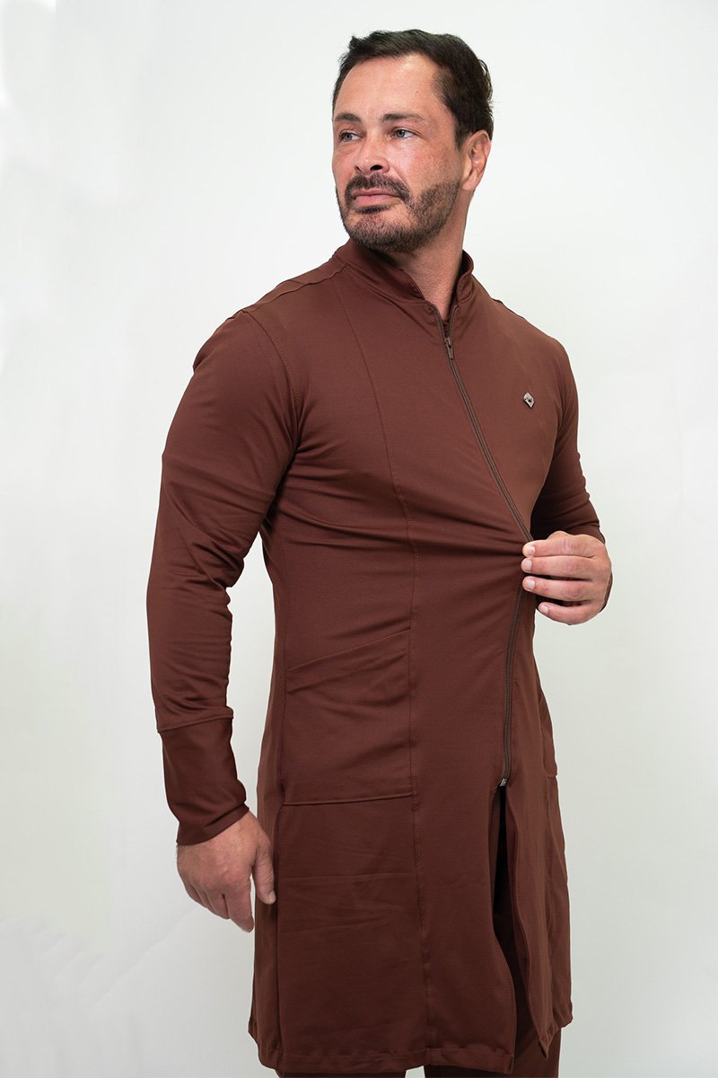jaleco masculino tec easy benicio coffee frente 03