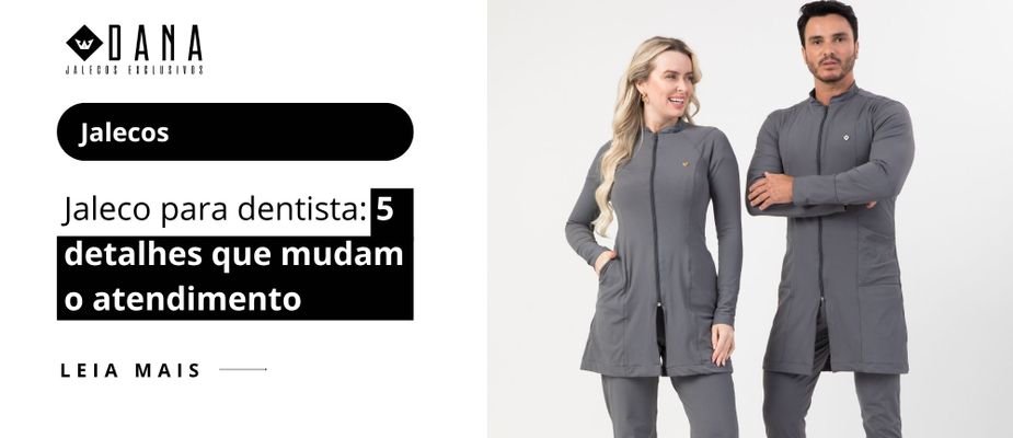 Jaleco para dentista: 5 detalhes que mudam o atendimento