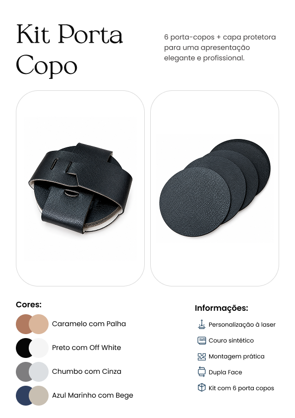 detalhamento kit porta copo